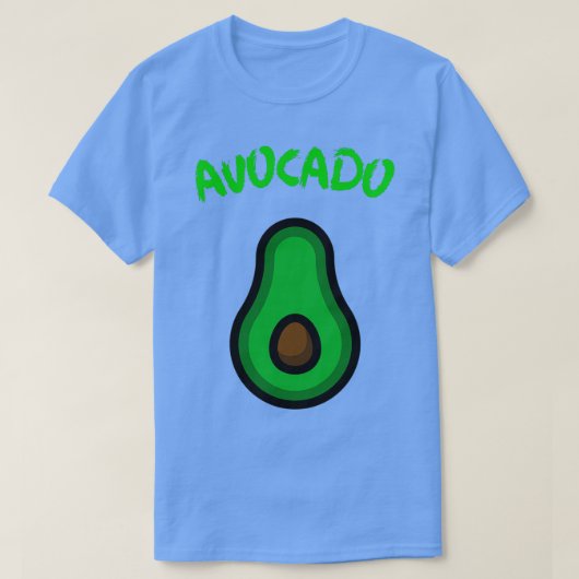 Avocado Fruit Fruit Vegan T-shirt (Design voorkant)