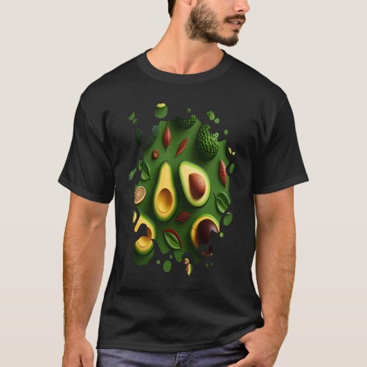 Avocado Fruit  Gardening Veggies Men Women T-shirt (Voorkant)