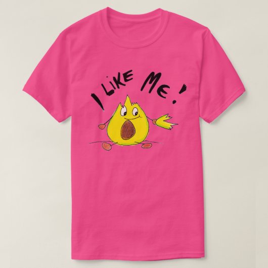 Avocado Fruit ik vind het leuk dat ik een cadeautj T-shirt (Design voorkant)