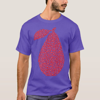 Avocado Fruit Lover Heart Shape Avocado Valentijn" T-shirt