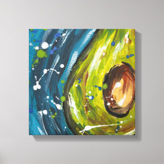 Avocado Fruit Muurkunst Canvas Afdruk