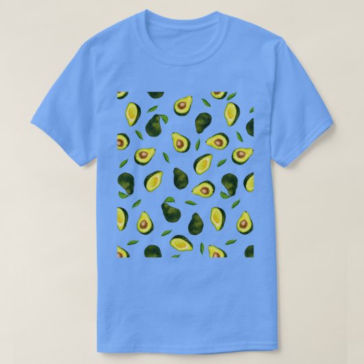 Avocado Fruit Pattern Classic TShirt (Design voorkant)