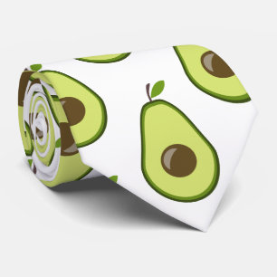 Avocado Fruit Pattern Stropdas