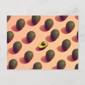 Avocado Fruit Potrait Briefkaart (Voorkant)