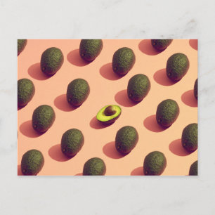 Avocado Fruit Potrait Briefkaart