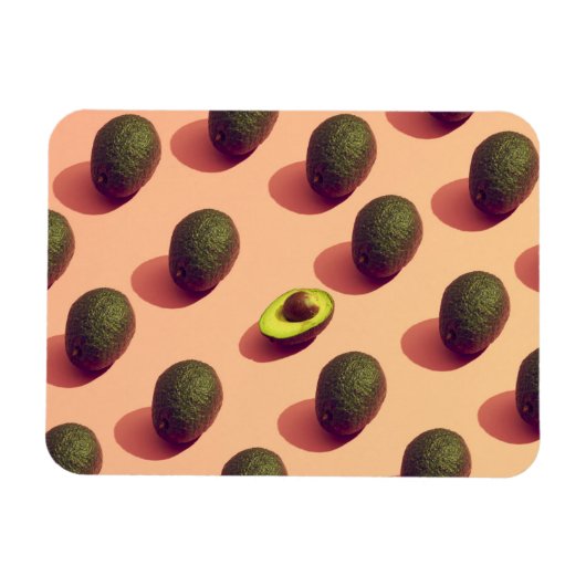 Avocado Fruit Potrait Magneet (Horizontaal)