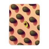 Avocado Fruit Potrait Magneet (Verticaal)