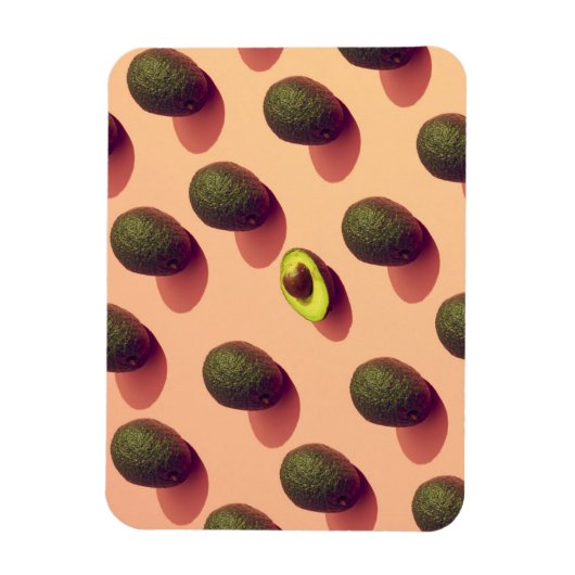 Avocado Fruit Potrait Magneet (Verticaal)