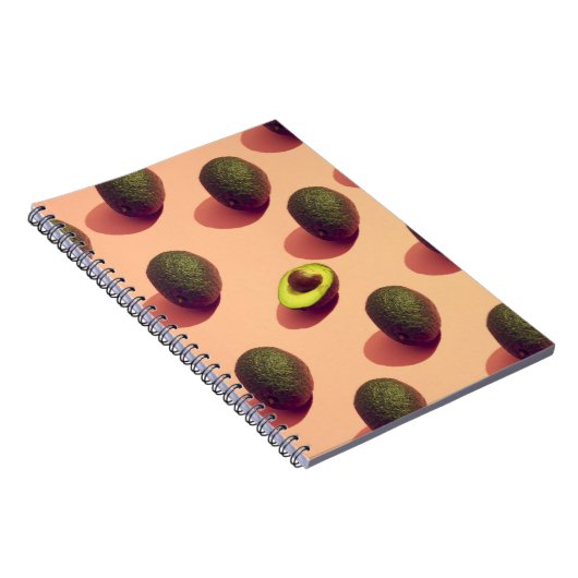 Avocado Fruit Potrait Notitieboek (Rechterzijde)
