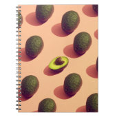 Avocado Fruit Potrait Notitieboek (Voorkant)