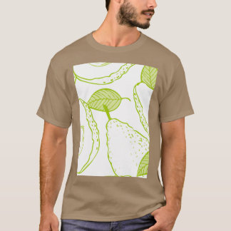 Avocado fruit sappig fruit kleurrijk Klassic TShir T-shirt