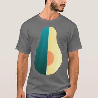 Avocado Fruit Slice Organic and Healthy Food for V T-shirt