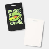 Avocado Fruit Voedsel Badge (Voor- en achterkant)