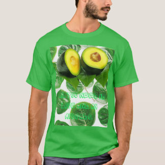 Avocado-fruitkunst T-shirt