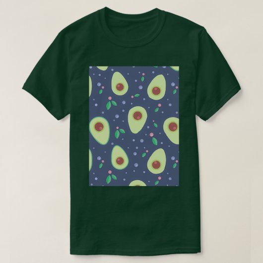 Avocado Fruits Conferva Palm T-shirt (Design voorkant)