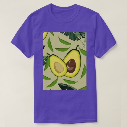Avocado Fruits Talented Texture T-shirt (Design voorkant)