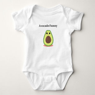 Avocado Funny Baby Romper