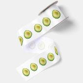 Avocado Garland Hugh's favoriet Satijnen Lint (Achterkant)