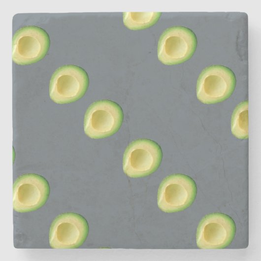 Avocado Garland voor Alia Stenen Onderzetter (Voorkant)
