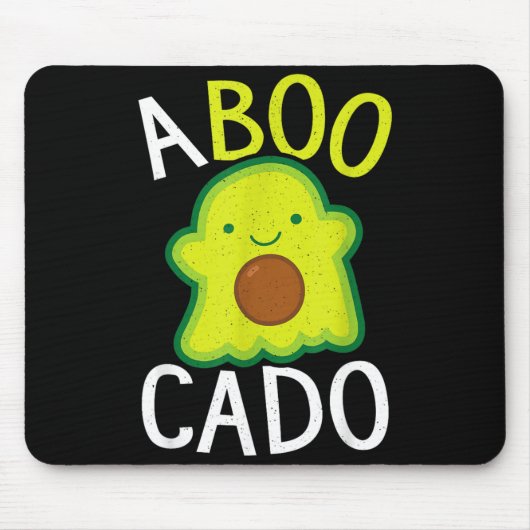 Avocado Geest Halloween Grappige Avocado Muismat (Voorkant)