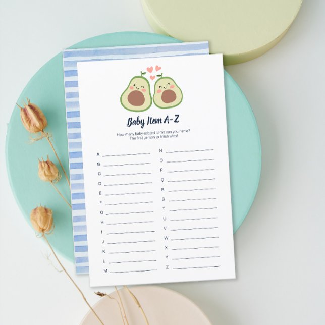Avocado Genderneutraal Baby shower Baby Items (Avocado Gender Neutral Baby Shower Baby Items)