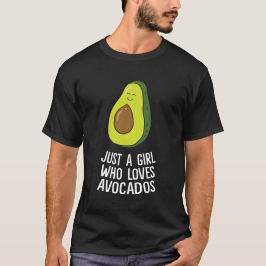 avocado gewoon een liefhebber van avocado's t-shirt (Voorkant)