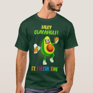 Avocado Gezegde Heilige Guacamole Vegan Vegetarian T-shirt