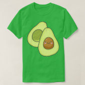 Avocado-gezichtsmasker T-shirt (Design voorkant)