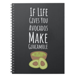 Avocado Gifts Guacamole Trendy Happy Fruit Vegan Notitieboek