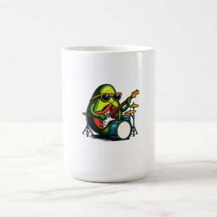 Avocado gitarist Art Cool Fruit Band Magische Mok