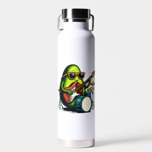 Avocado gitarist Art Cool Fruit Band Waterfles