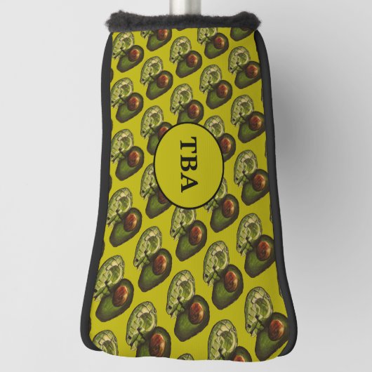 Avocado Golf Putter Hoesje Golfheadcover (Draai 90)