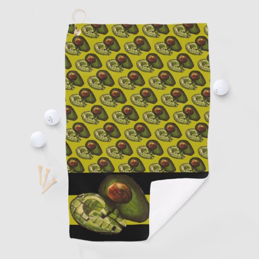Avocado Golf Towel Golfhanddoek (Insitu)