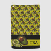 Avocado Golf Towel Golfhanddoek (Voorkant)