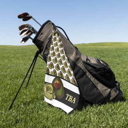 Avocado Golf Towel Golfhanddoek (Groen)