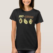 Avocado Graphic Avo Cardio for a Avacardio Workout T-shirt (Voorkant)