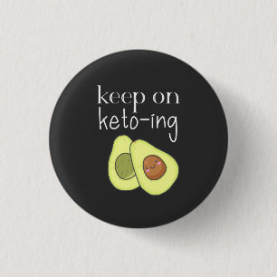 Avocado Grappig Blijven Keto-en Ronde Button 3,2 Cm