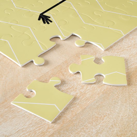 Avocado grappig gekerende handlanger legpuzzel (Zijkant)