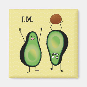 Avocado grappig gekerende handlanger magneet
