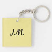 Avocado grappig gekerende handlanger sleutelhanger (Achterkant)