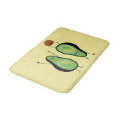 Avocado grappige handlangslang, groene put badmat (Gekanteld)