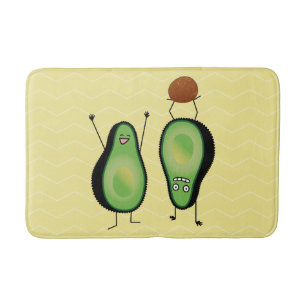 Avocado grappige handlangslang, groene put badmat