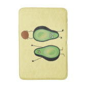 Avocado grappige handlangslang, groene put badmat (Voorkant Verticaal)