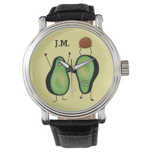 Avocado grappige handlangslang, groene put horloge