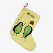 Avocado grappige handlangslang, groene put kleine kerstsok (Voorkant (Hangend))