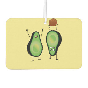 Avocado grappige handlangslang, groene put luchtverfrisser