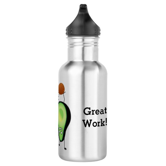 Avocado grappige handlangslang, groene put waterfles (Rechts)