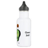 Avocado grappige handlangslang, groene put waterfles  (Rechts)