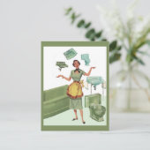 Avocado Green Appliances Adverteren Briefkaart (Staand voorkant)