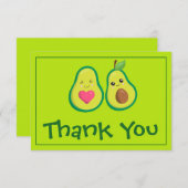 Avocado Green Bedankt (Voorkant / Achterkant)